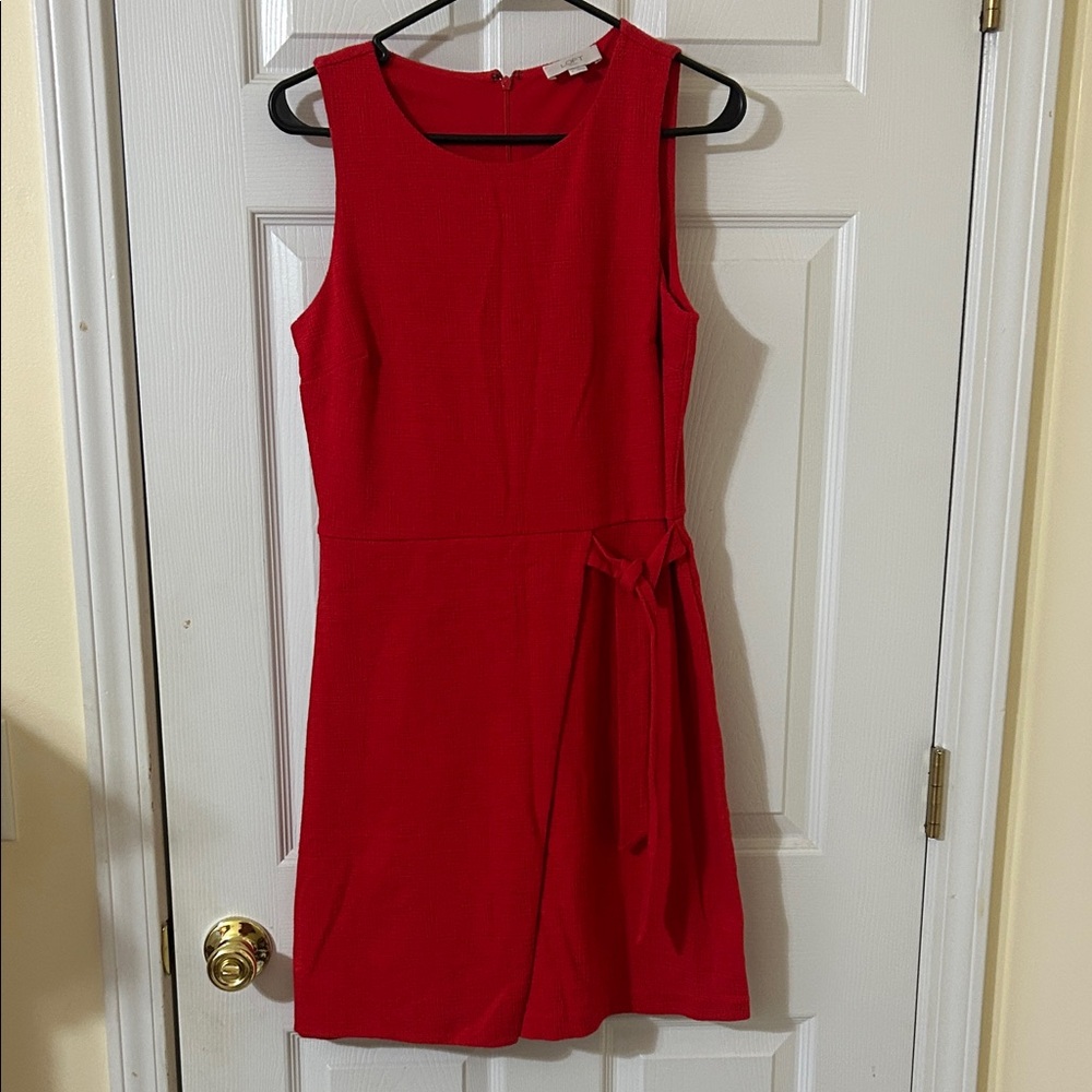LOFT Vibrant Red Mini Dress